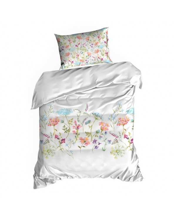 Pościel satyna bawełniana 160x200 + 2x70x80 Spring 24 Eurofirany