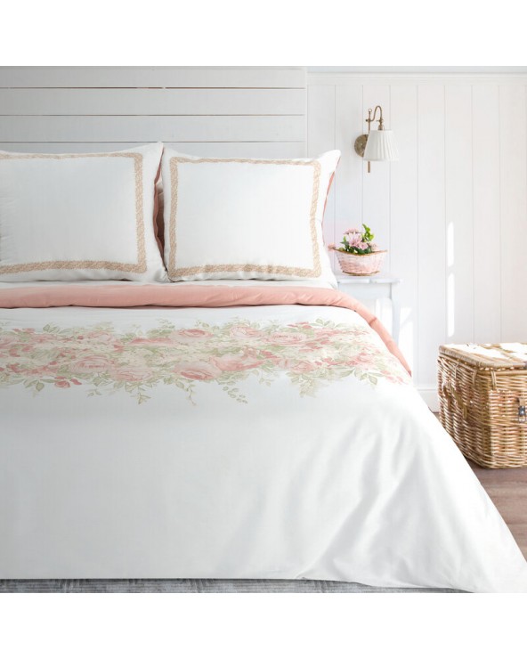 Pościel satyna bawełniana 200x220 + 2x70x80 Spring 25 Eurofirany