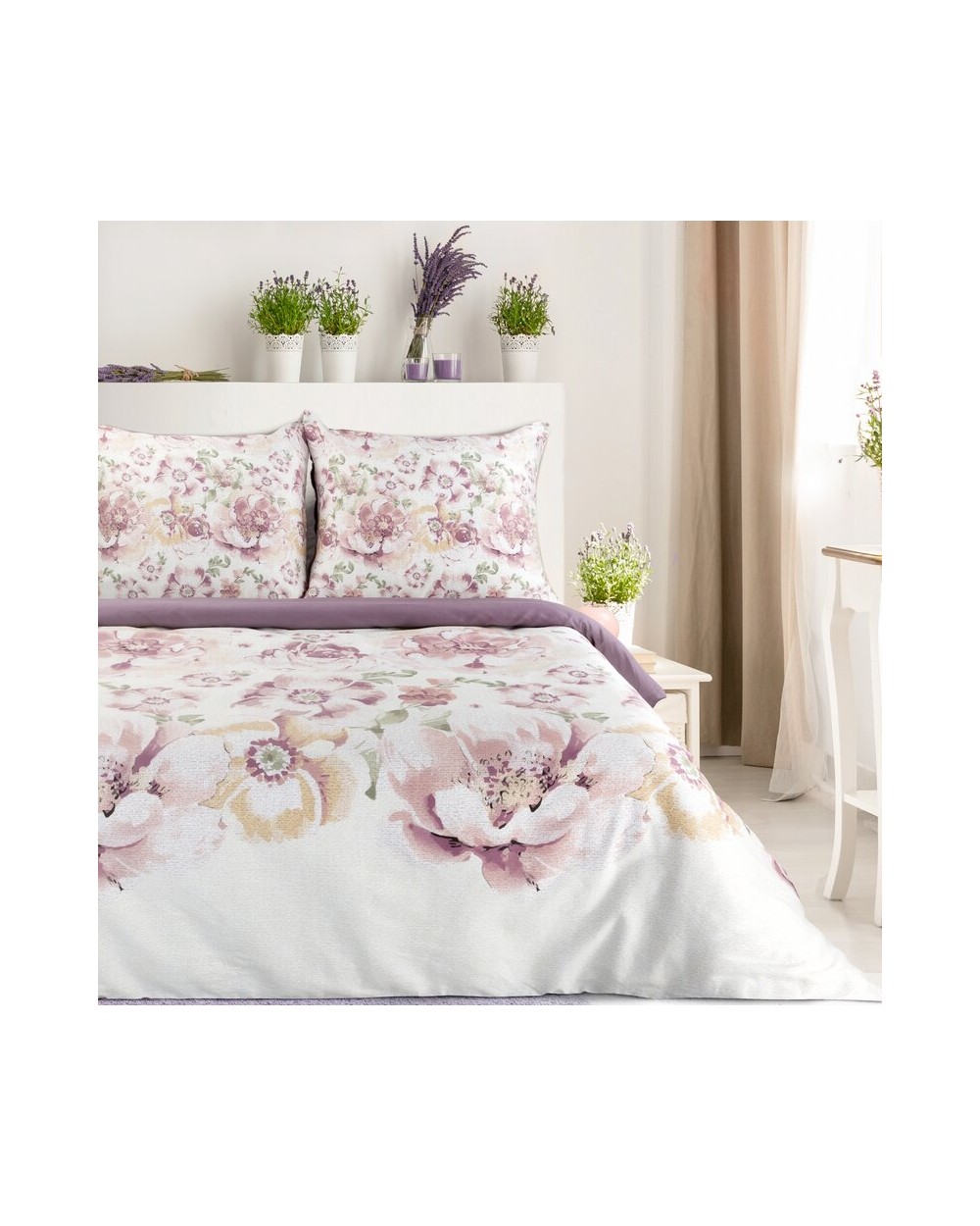 Pościel satyna bawełniana 160x200 + 2x70x80 Spring 27 Eurofirany