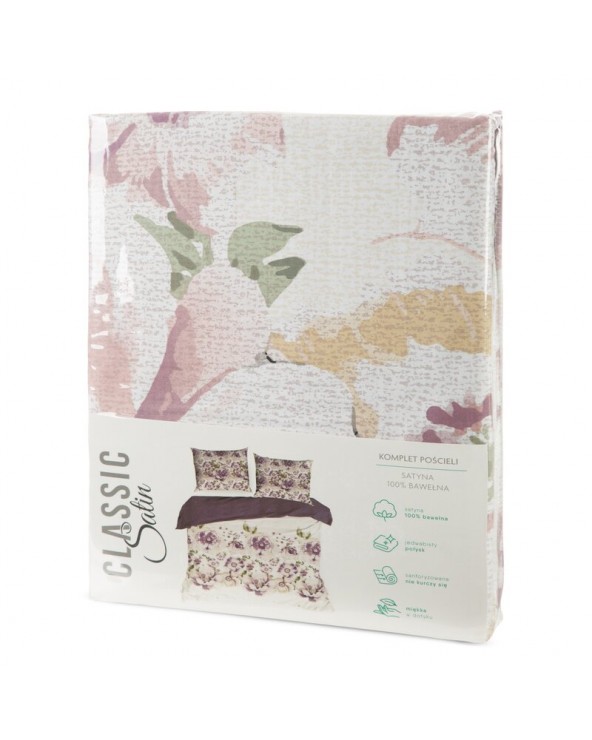 Pościel satyna bawełniana 160x200 + 2x70x80 Spring 27 Eurofirany