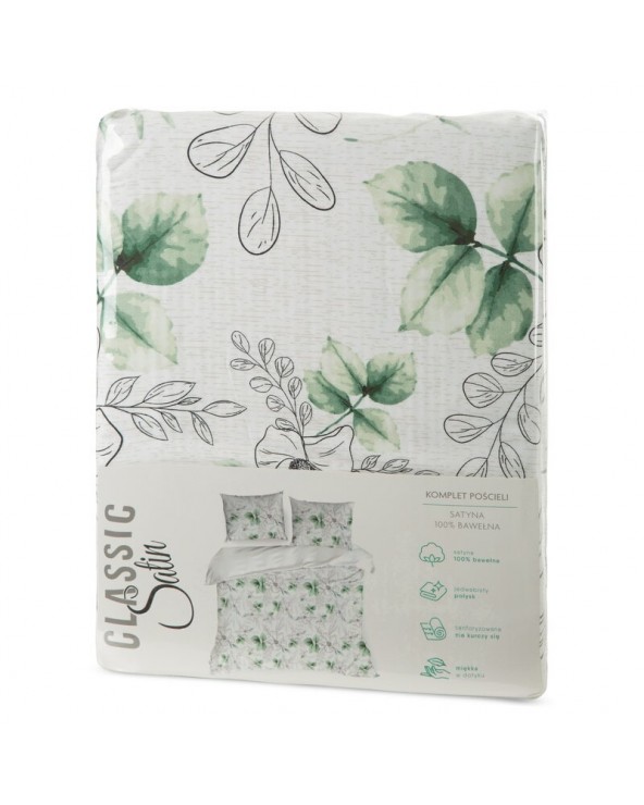 Pościel satyna bawełniana 140x200 + 1x70x80 Spring 28 Eurofirany