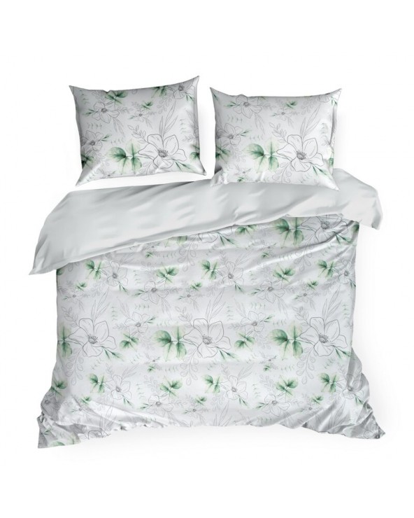 Pościel satyna bawełniana 140x200 + 1x70x80 Spring 28 Eurofirany