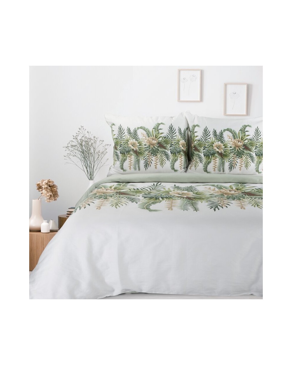 Pościel satyna bawełniana 160x200 + 2x70x80 Spring 30 Eurofirany