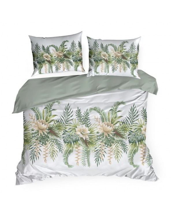 Pościel satyna bawełniana 160x200 + 2x70x80 Spring 30 Eurofirany