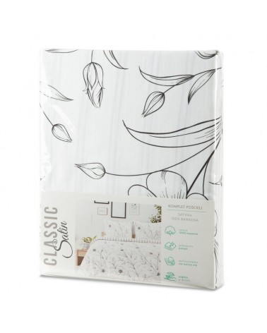 Pościel satyna bawełniana 160x200 + 2x70x80 Spring 33 Eurofirany