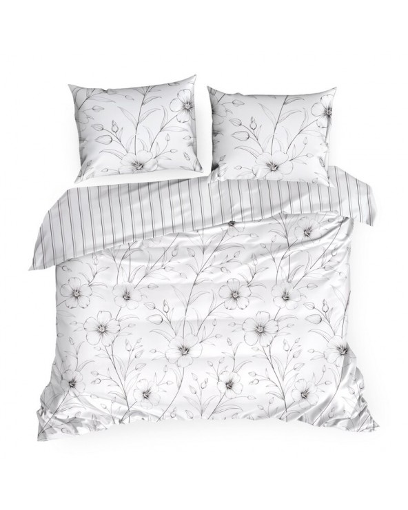 Pościel satyna bawełniana 160x200 + 2x70x80 Spring 33 Eurofirany