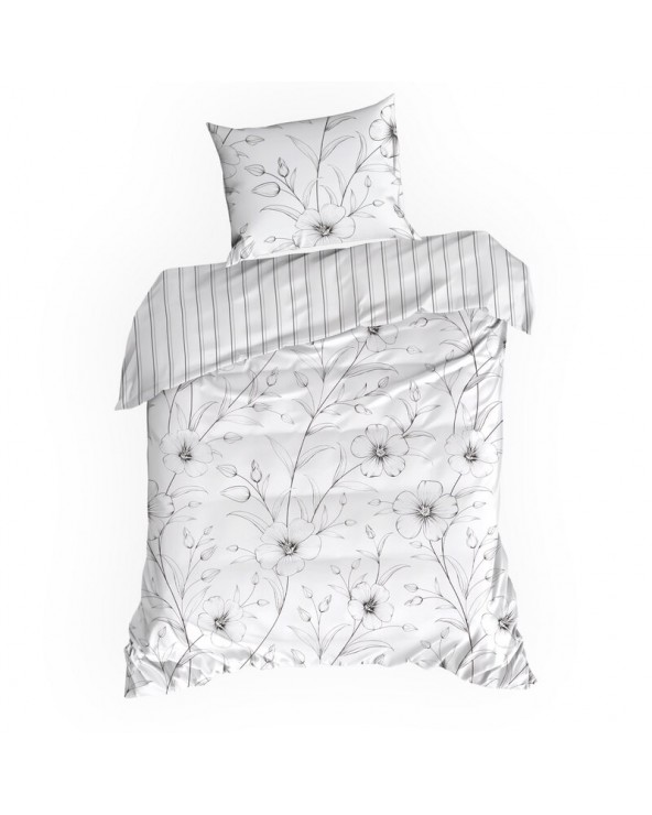 Pościel satyna bawełniana 160x200 + 2x70x80 Spring 33 Eurofirany