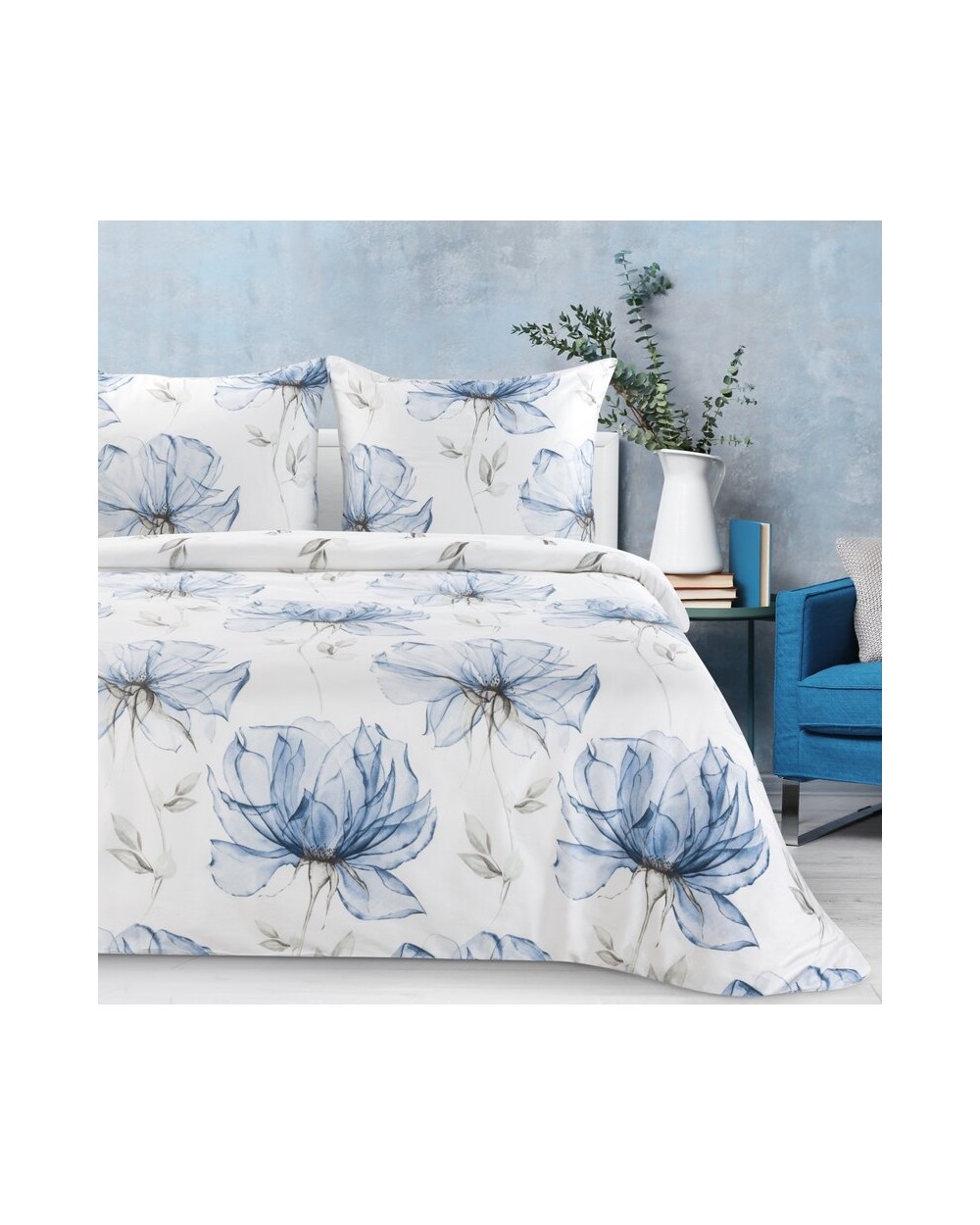 Pościel satyna bawełniana 160x200 + 2x70x80 Spring 34 Eurofirany