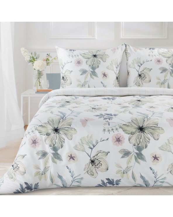 Pościel satyna bawełniana 160x200 + 2x70x80 Spring 37 Eurofirany