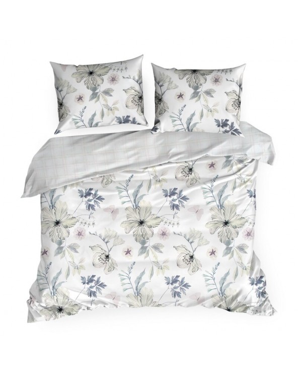 Pościel satyna bawełniana 200x220 + 2x70x80 Spring 37 Eurofirany