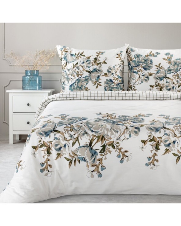 Pościel satyna bawełniana 200x220 + 2x70x80 Spring 40 Eurofirany