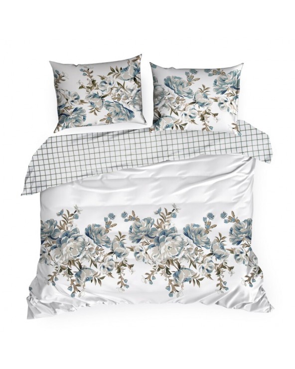 Pościel satyna bawełniana 200x220 + 2x70x80 Spring 40 Eurofirany