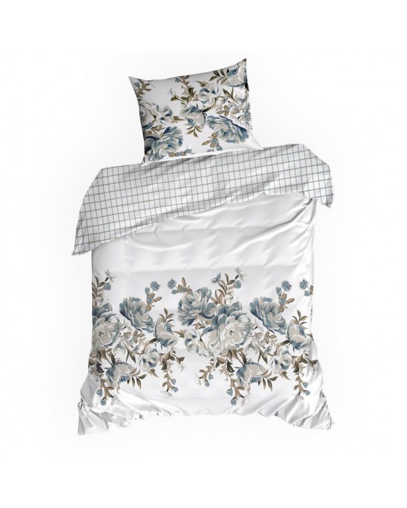 Pościel satyna bawełniana 200x220 + 2x70x80 Spring 40 Eurofirany