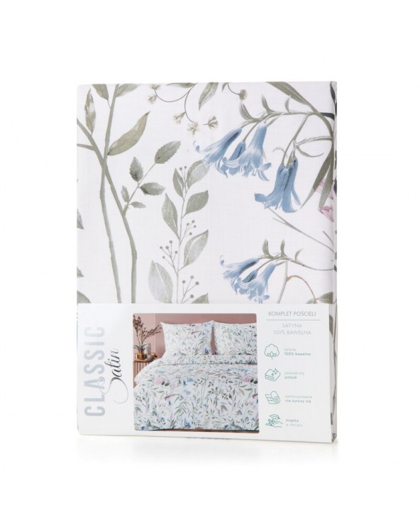 Pościel satyna bawełniana 160x200 + 2x70x80 Spring 51 Eurofirany