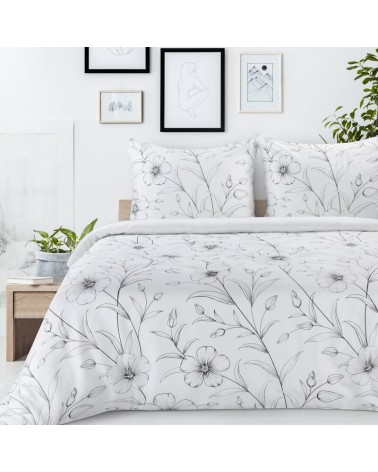 Pościel satyna bawełniana 140x200 + 1x70x80 Spring 64 Eurofirany