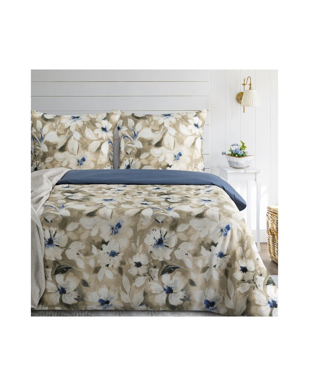 Pościel satyna bawełniana 160x200 + 2x70x80 Spring 66 Eurofirany