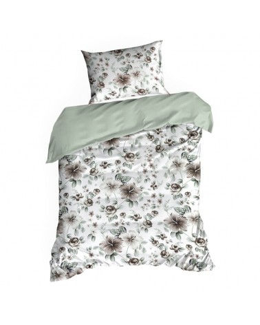 Pościel satyna bawełniana 140x200 + 1x70x80 Spring 67 Eurofirany