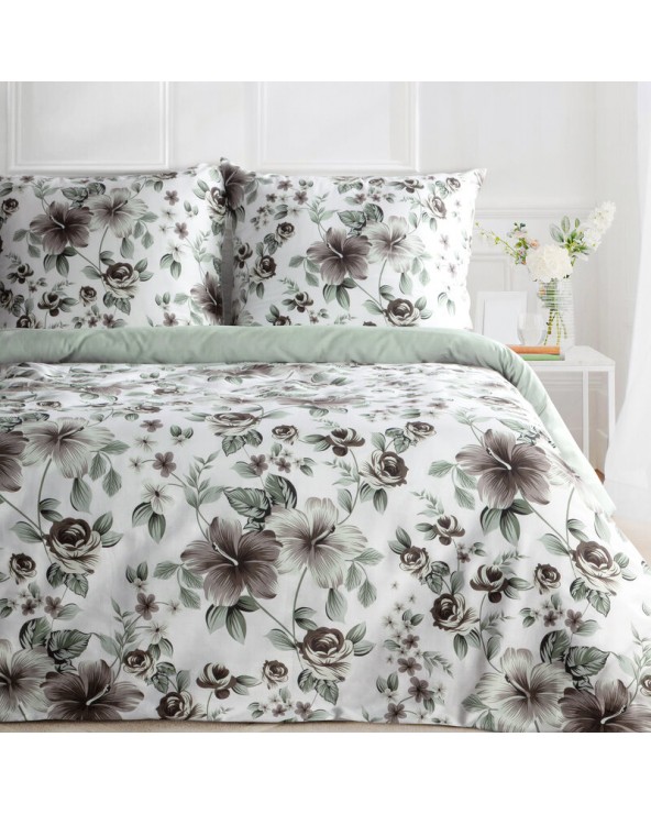 Pościel satyna bawełniana 200x220 + 2x70x80 Spring 67 Eurofirany