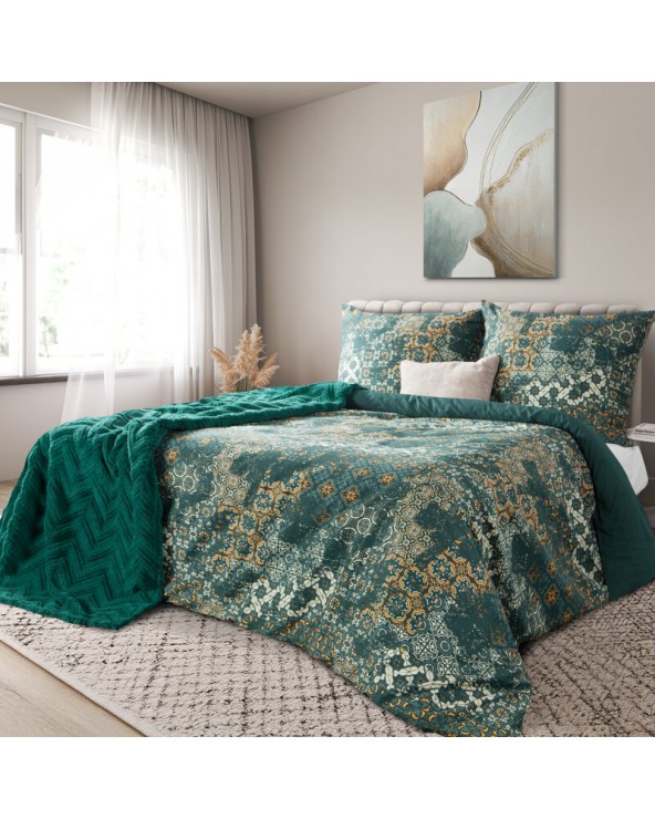 Pościel satyna bawełniana 160x200 + 2x70x80 Spring 69 Eurofirany