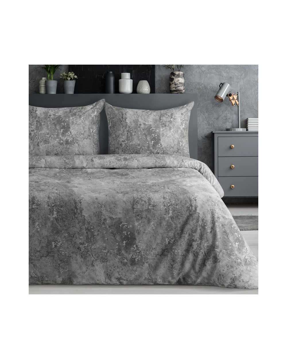 Pościel satyna bawełniana 140x200 + 1x70x80 Spring 71 Eurofirany