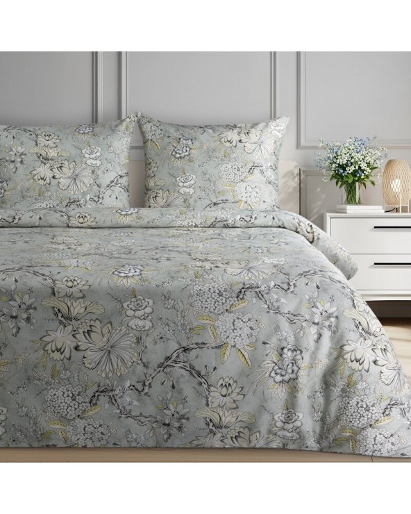 Pościel satyna bawełniana 160x200 + 2x70x80 Spring 72 Eurofirany