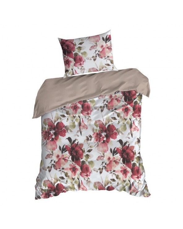 Pościel satyna bawełniana 140x200 + 1x70x80 Spring 74 Eurofirany