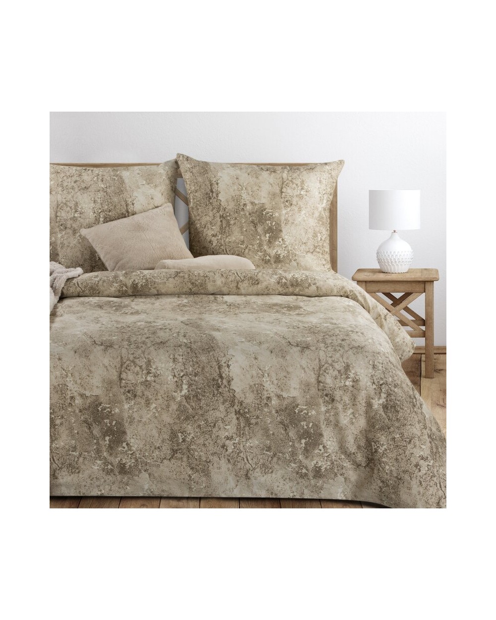 Pościel satyna bawełniana 140x200 + 1x70x80 Spring 77 Eurofirany