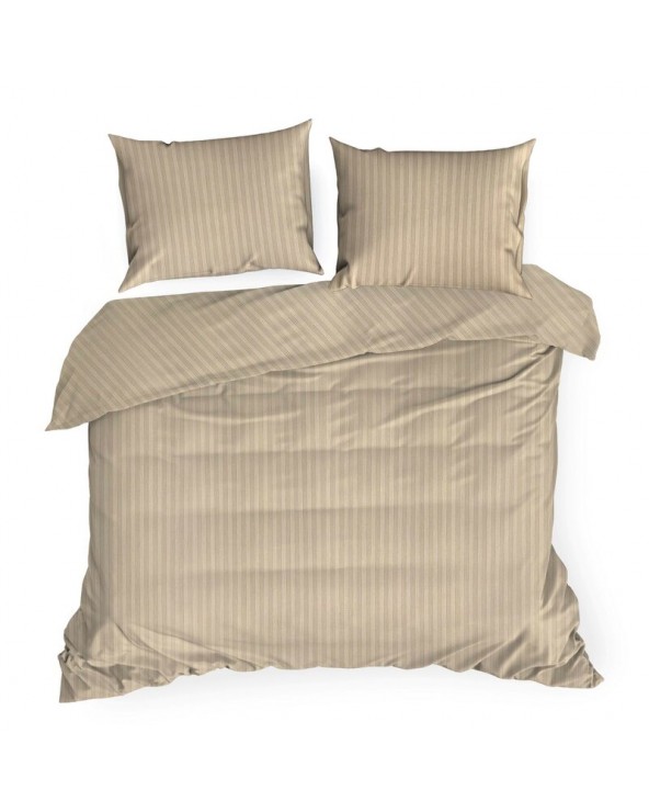 Pościel adamaszek 160x200 + 2x70x80 Vera beżowa Eurofirany