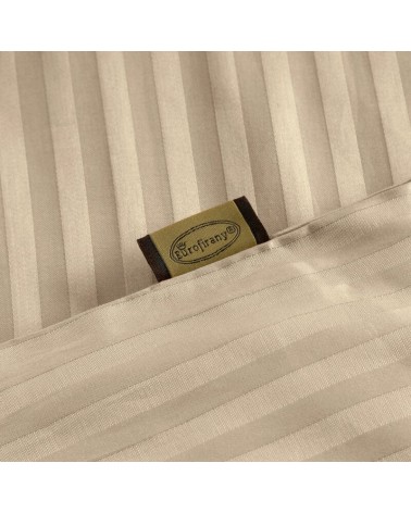 Pościel adamaszek 160x200 + 2x70x80 Vera beżowa Eurofirany