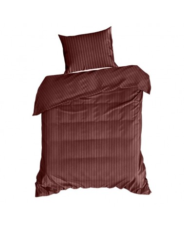 Pościel adamaszek 160x200 + 2x70x80 Vera burgundowa Eurofirany
