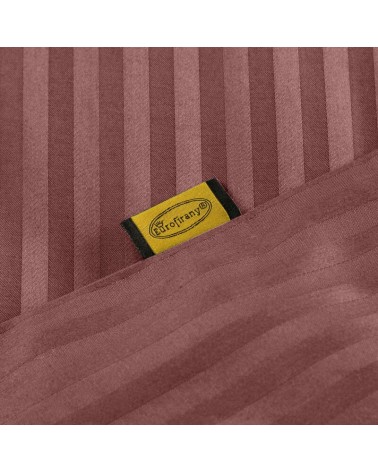 Pościel adamaszek 160x200 + 2x70x80 Vera burgundowa Eurofirany