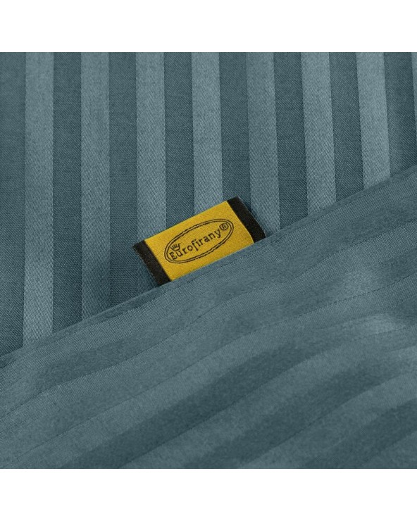 Pościel adamaszek 140x200 + 1x70x80 Vera morska Eurofirany