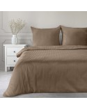 Pościel adamaszek 160x200 + 2x70x80 Vera terracotta Eurofirany