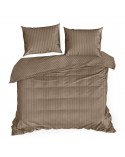 Pościel adamaszek 160x200 + 2x70x80 Vera terracotta Eurofirany