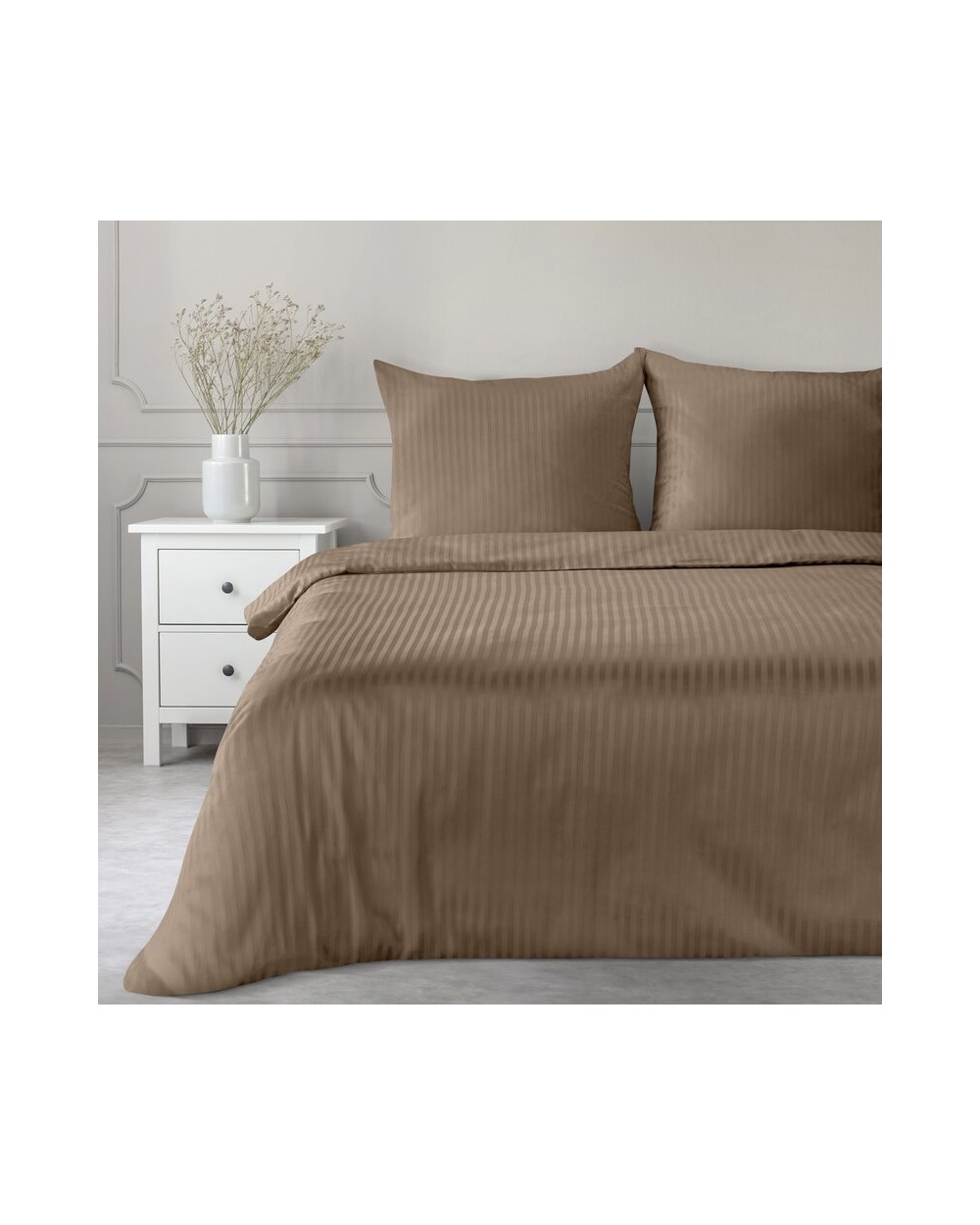 Pościel adamaszek 200x220 + 2x70x80 Vera terracotta Eurofirany