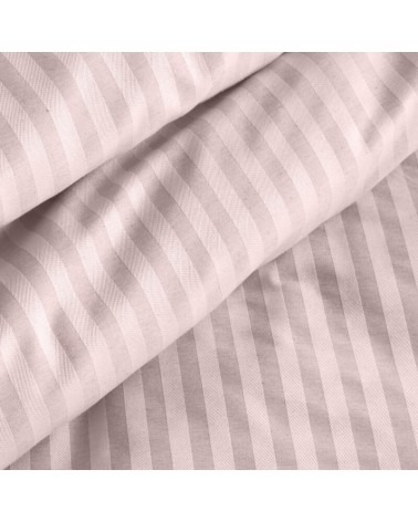 Pościel adamaszek 160x200 + 2x70x80 Pasy różowa Eurofirany