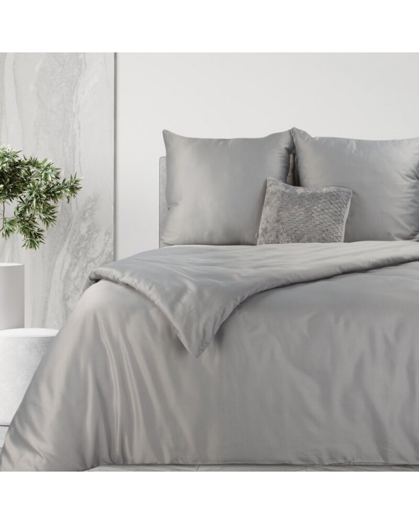 Pościel polycotton 160x200 + 2x70x80 Harmony srebrna Eurofirany