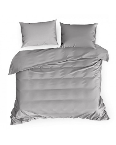 Pościel polycotton 160x200 + 2x70x80 Harmony srebrna Eurofirany