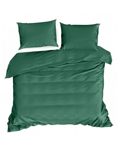 Pościel polycotton 200x220 + 2x70x80 Harmony zielona Eurofirany