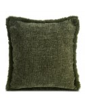 Poszewka szenil 45x45 Blanca oliwkowa Eurofirany