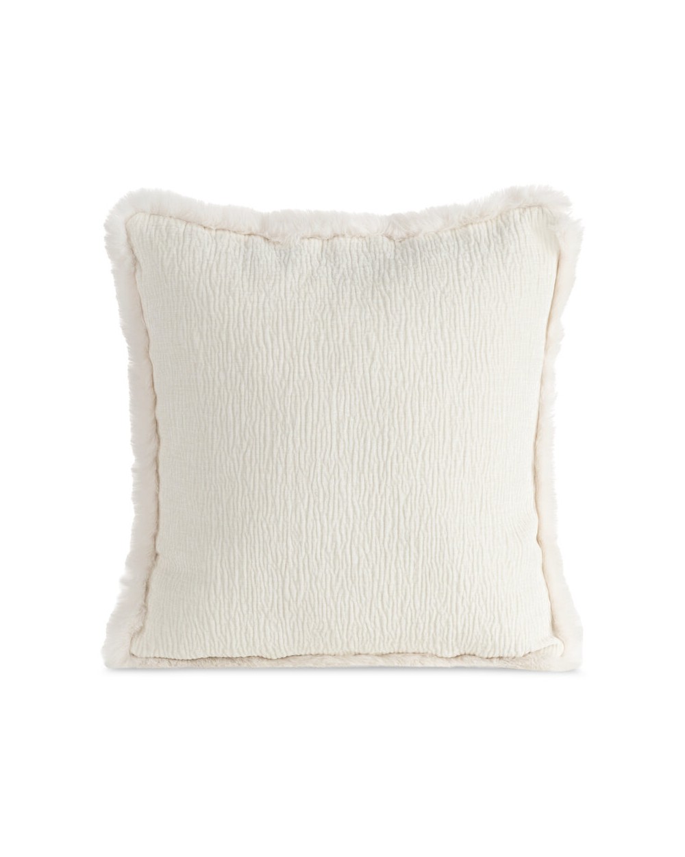 Poszewka szenil 45x45 Blanca kremowa Eurofirany