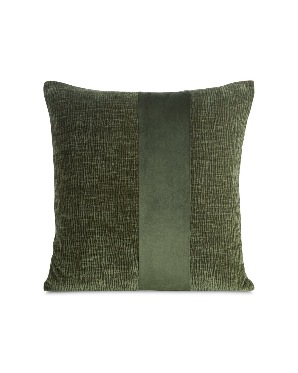 Poszewka szenil 45x45 Carla oliwkowa Eurofirany