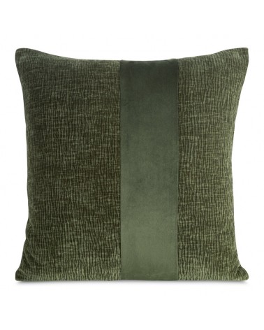 Poszewka szenil 45x45 Carla oliwkowa Eurofirany