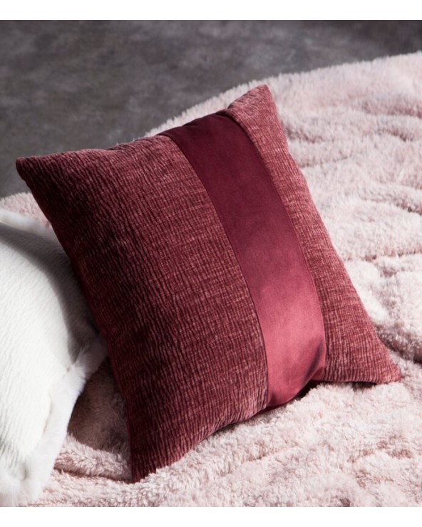 Poszewka szenil 45x45 Carla oliwkowa Eurofirany