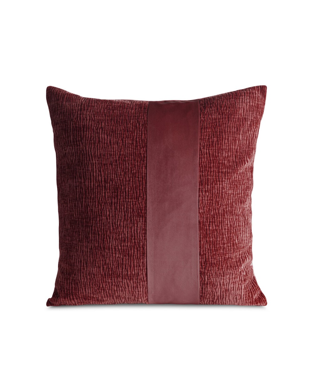 Poszewka szenil 45x45 Carla bordowa Eurofirany