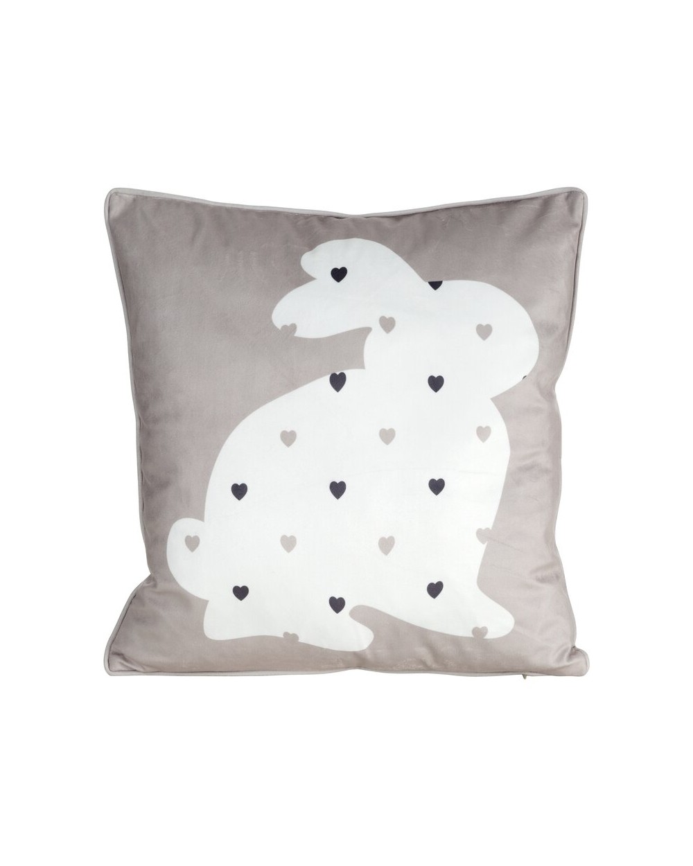 Poszewka wielkanocna 45x45 Wiosna 3 beżowa/biała Eurofirany