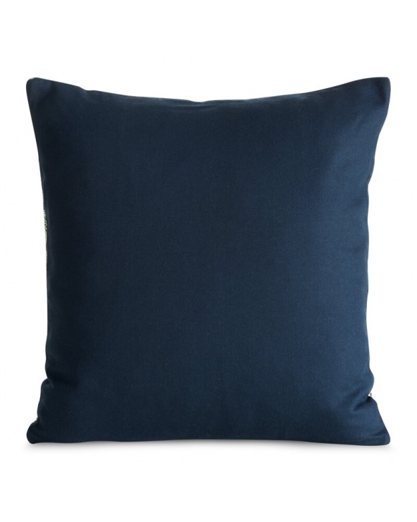 Poszewka szenil 43x43 Dalia kremowa/niebieska Eurofirany