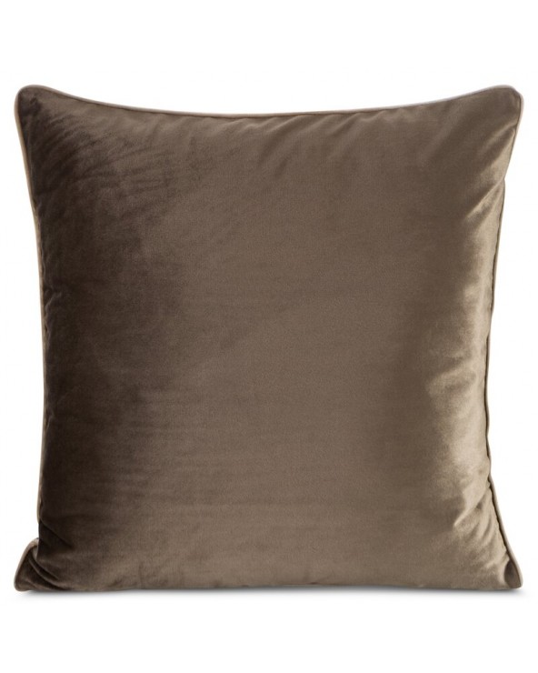 Poszewka velvet 60x60 Gaja 2 ciemnobrązowa Eurofirany