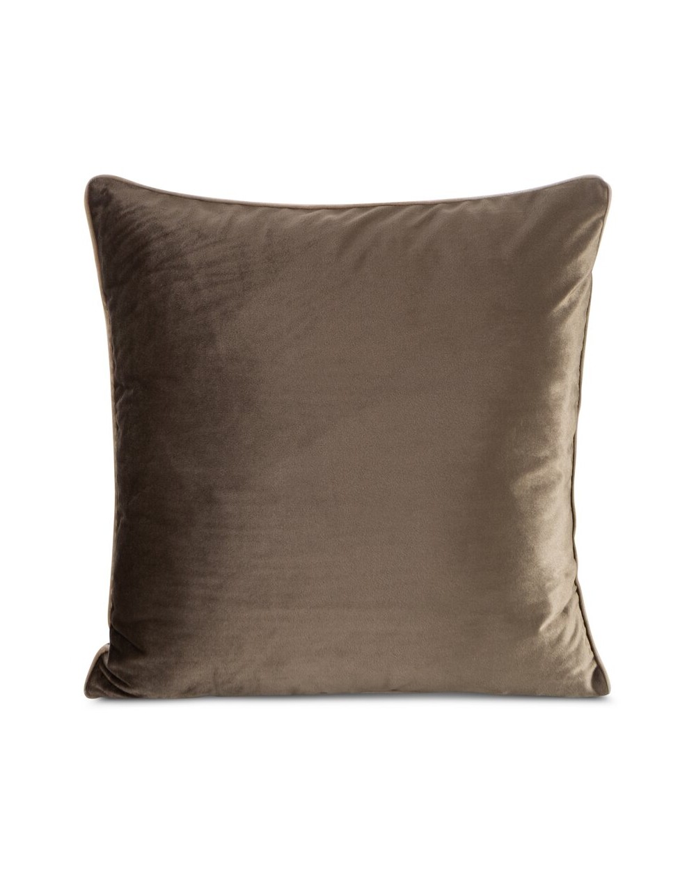Poszewka velvet 60x60 Gaja 2 ciemnobrązowa Eurofirany
