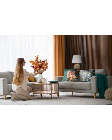 Poszewka velvet 45x45 Gaja 2 ceglasta Eurofirany